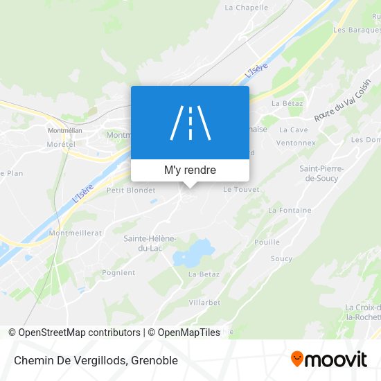 Chemin De Vergillods plan