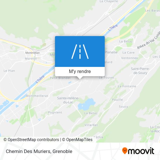 Chemin Des Muriers plan