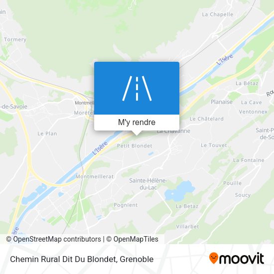 Chemin Rural Dit Du Blondet plan