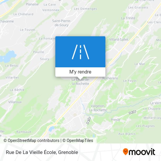 Rue De La Vieille École plan