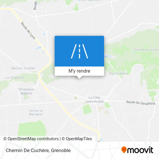 Chemin De Cuchère plan