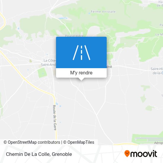 Chemin De La Colle plan