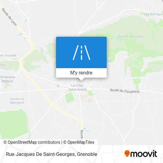 Rue Jacques De Saint-Georges plan