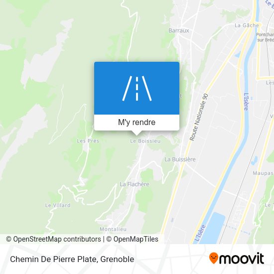 Chemin De Pierre Plate plan