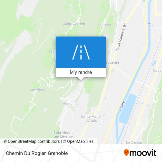 Chemin Du Rogier plan