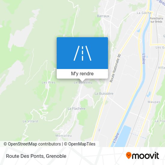 Route Des Ponts plan