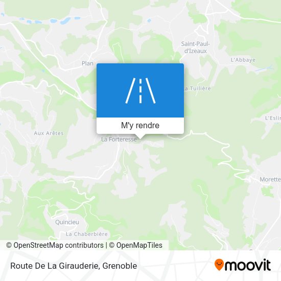 Route De La Girauderie plan