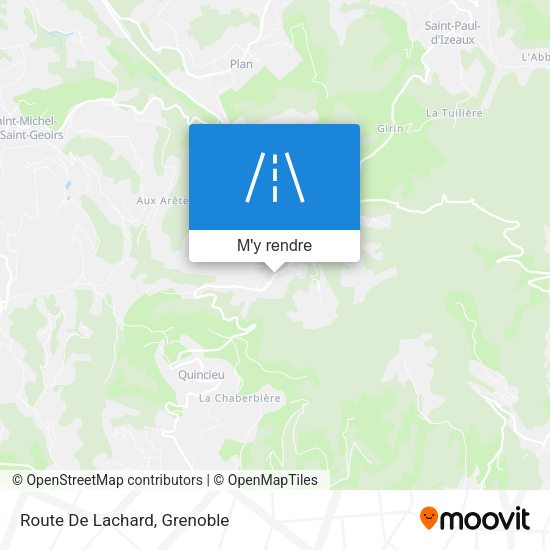 Route De Lachard plan