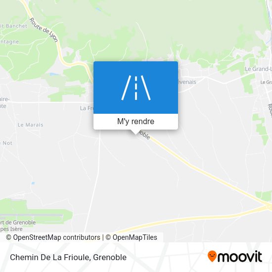 Chemin De La Frioule plan