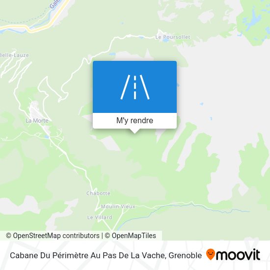 Cabane Du Périmètre Au Pas De La Vache plan