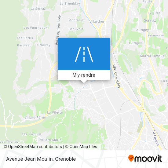 Avenue Jean Moulin plan