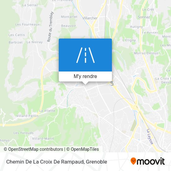 Chemin De La Croix De Rampaud plan