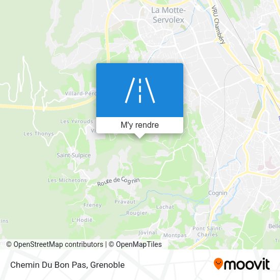 Chemin Du Bon Pas plan