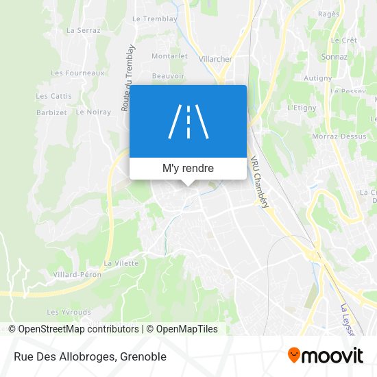 Rue Des Allobroges plan