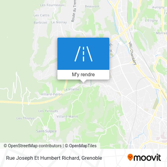 Rue Joseph Et Humbert Richard plan