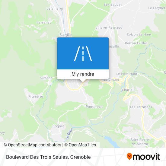 Boulevard Des Trois Saules plan