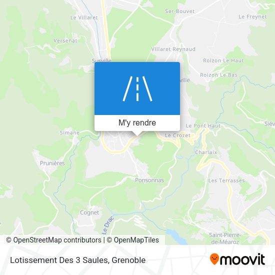 Lotissement Des 3 Saules plan