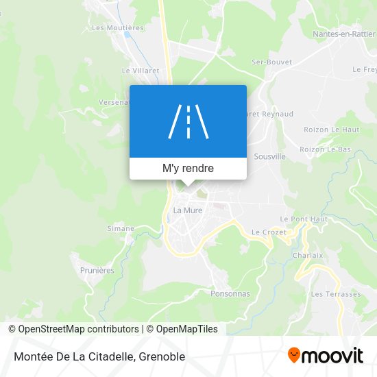 Montée De La Citadelle plan