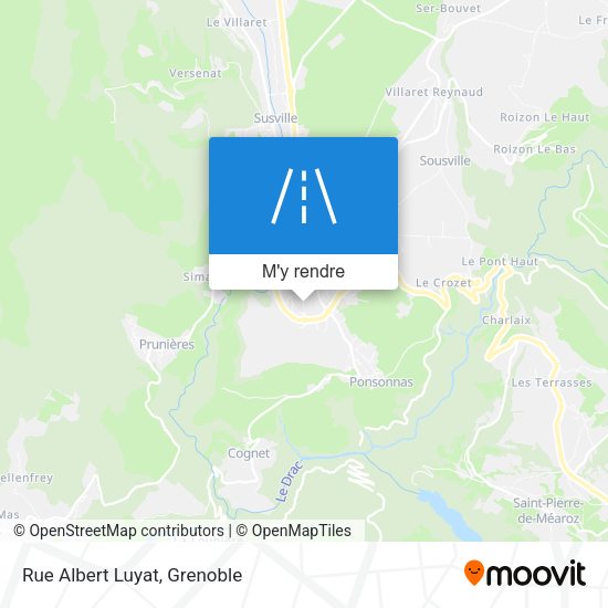 Rue Albert Luyat plan