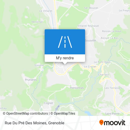 Rue Du Pré Des Moines plan