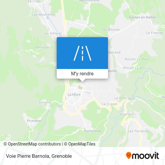 Voie Pierre Barnola plan