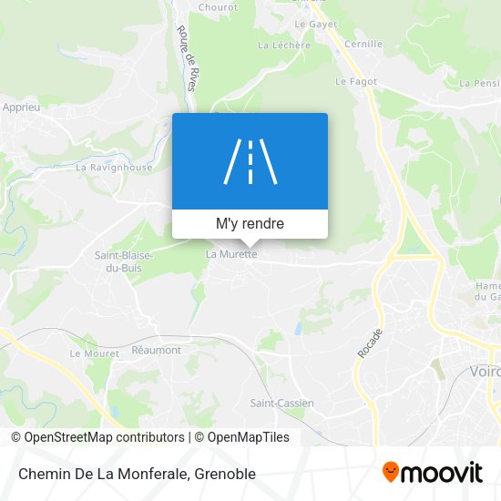 Chemin De La Monferale plan