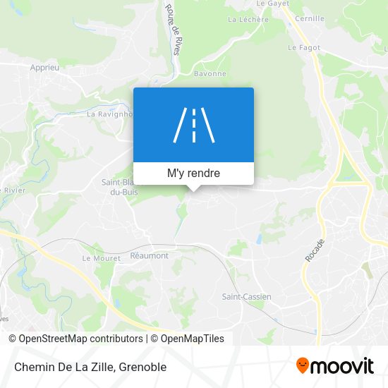 Chemin De La Zille plan