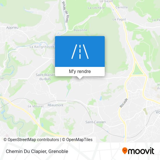 Chemin Du Clapier plan