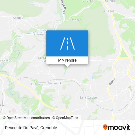 Descente Du Pavé plan