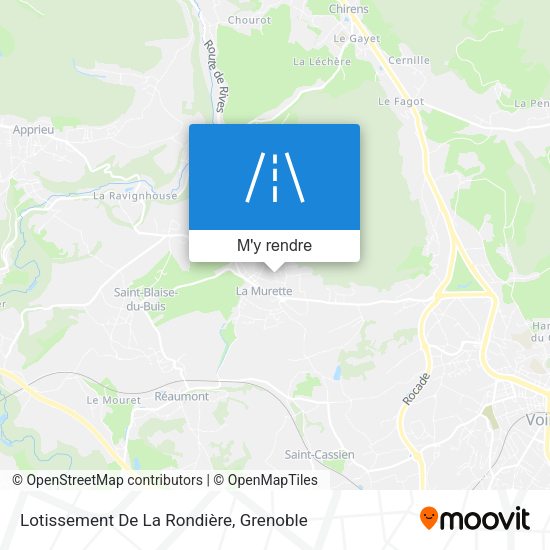 Lotissement De La Rondière plan