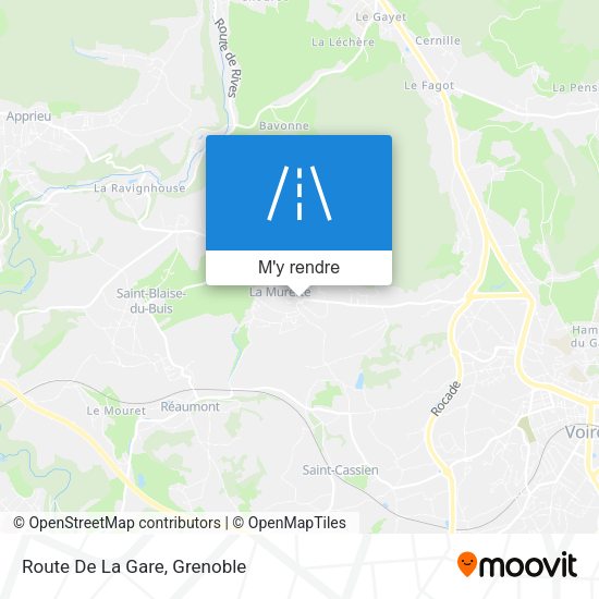 Route De La Gare plan