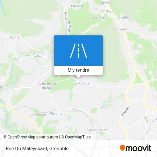 Rue Du Maleyssard plan