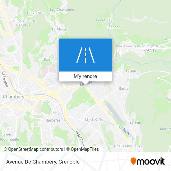 Avenue De Chambéry plan