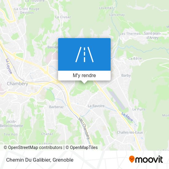 Chemin Du Galibier plan