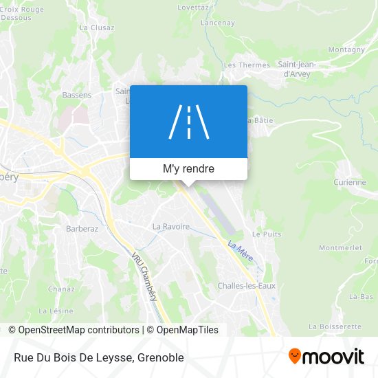 Rue Du Bois De Leysse plan
