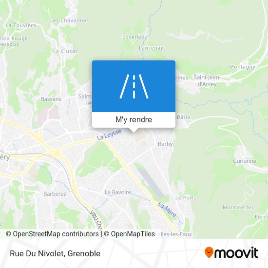 Rue Du Nivolet plan