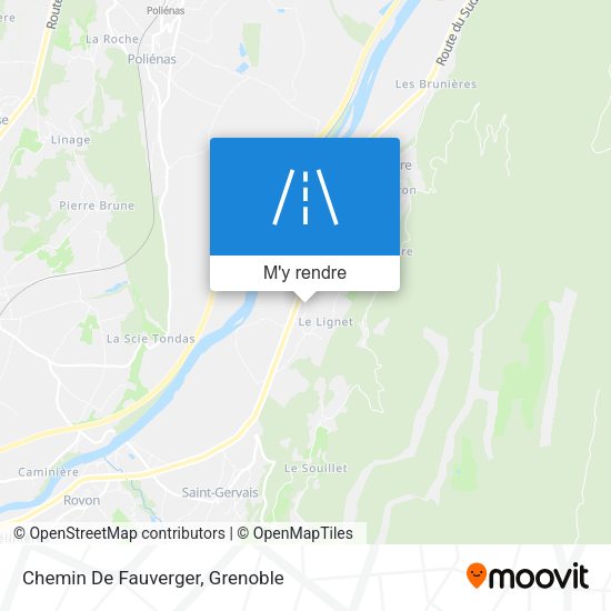 Chemin De Fauverger plan