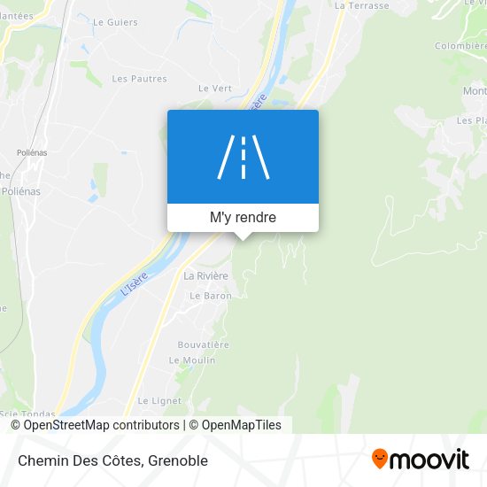 Chemin Des Côtes plan