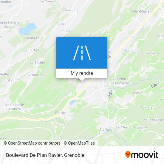 Boulevard De Plan Ravier plan