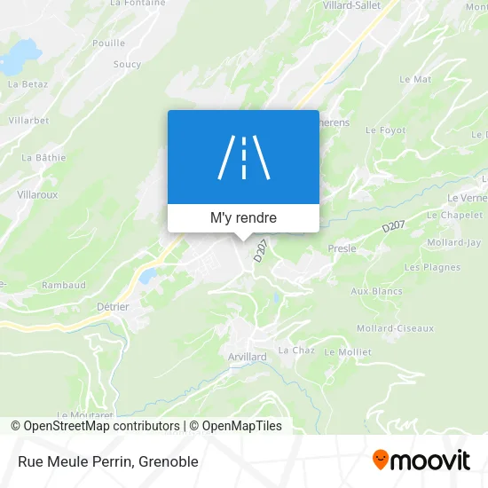 Rue Meule Perrin plan