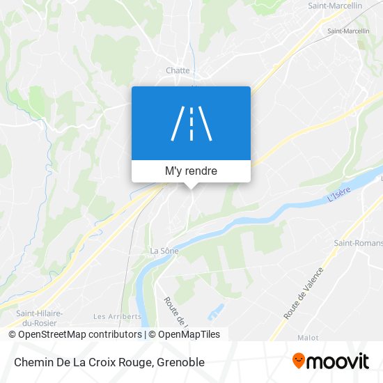 Chemin De La Croix Rouge plan