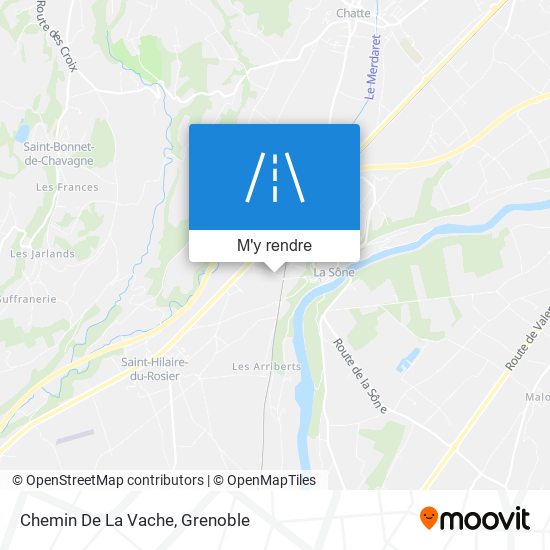 Chemin De La Vache plan