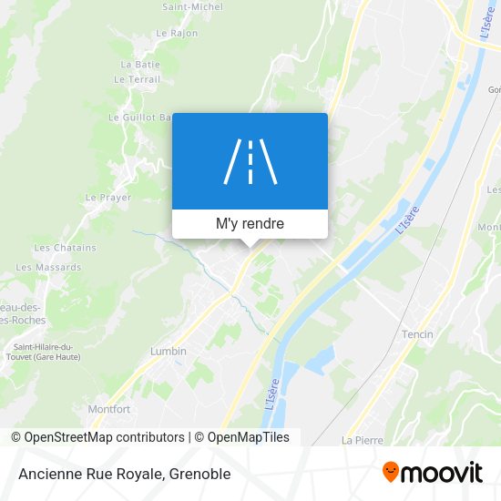 Ancienne Rue Royale plan