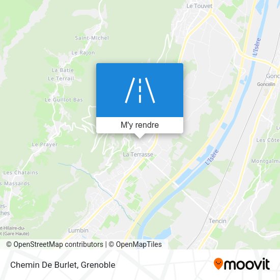 Chemin De Burlet plan