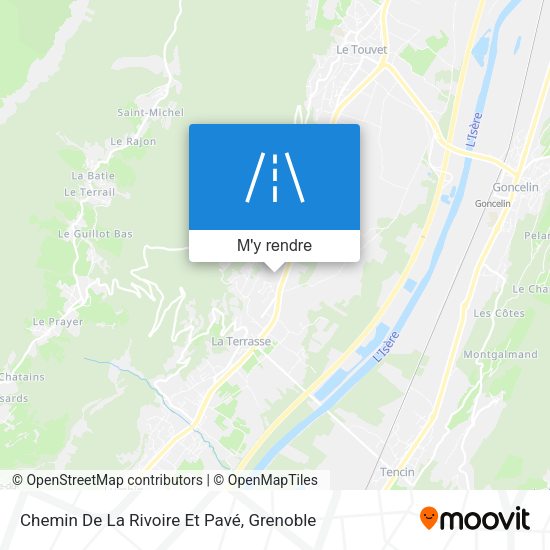 Chemin De La Rivoire Et Pavé plan