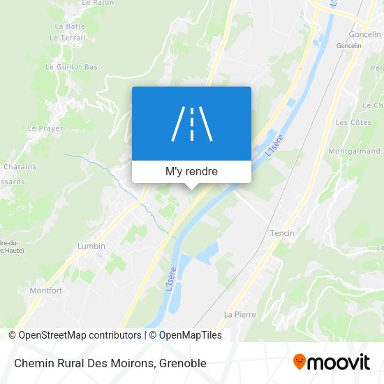 Chemin Rural Des Moirons plan