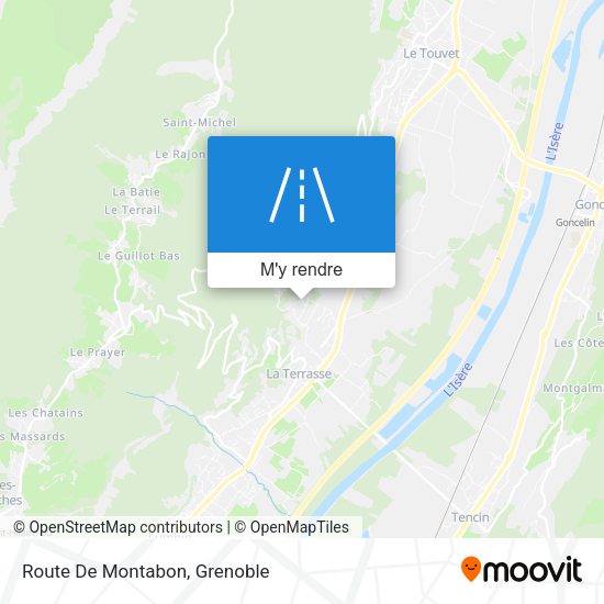 Route De Montabon plan