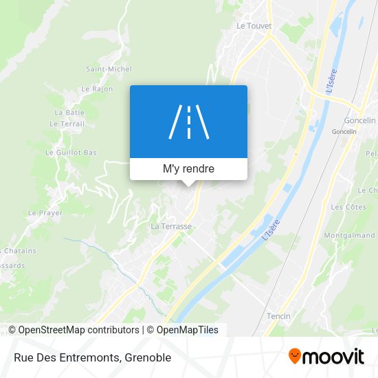 Rue Des Entremonts plan