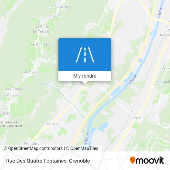 Rue Des Quatre Fontaines plan
