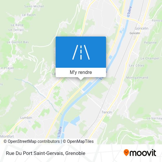 Rue Du Port Saint-Gervais plan